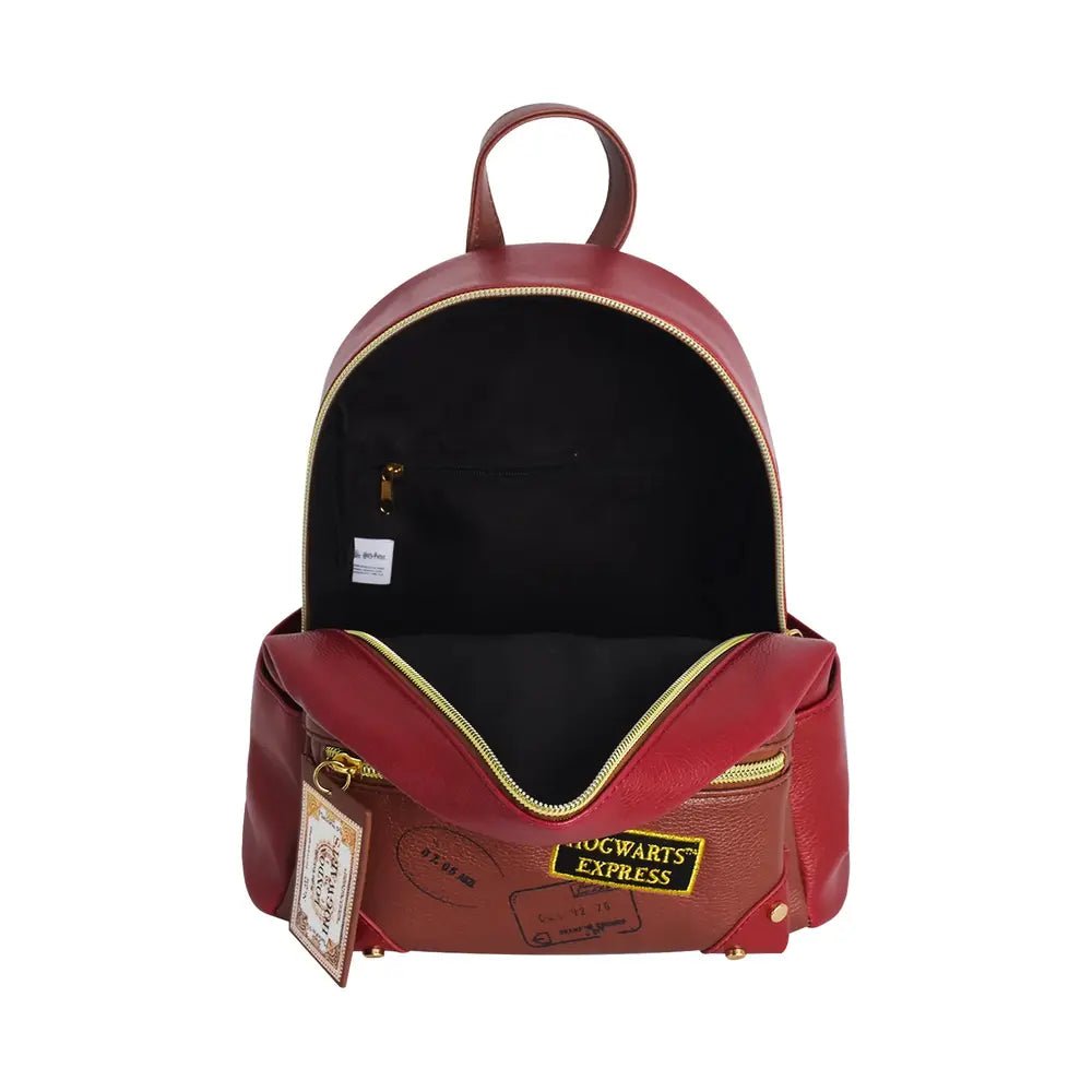 Harry Potter Platform 3/4 Hogwarts Express - Licensed Leather Mini Backpack - Backpack