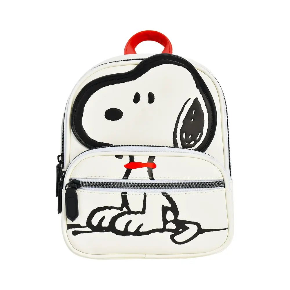 Snoopy Red Collar - Peanuts Licensed Leather Mini Backpack