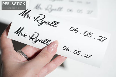 DIY Wedding Decal